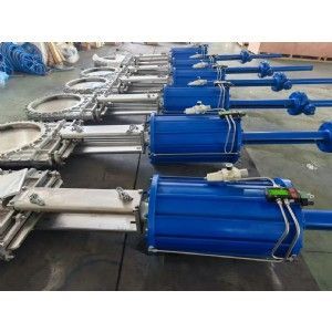 气动直行程刀闸阀