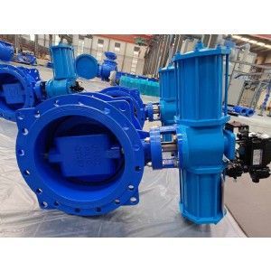 AW气动硬密封蝶阀