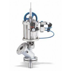 气动保温放料阀