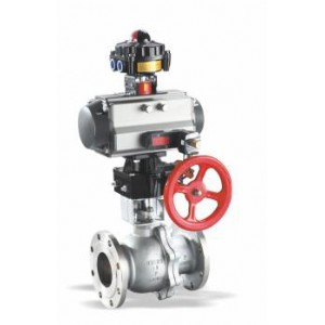 气动法兰式浮动球阀