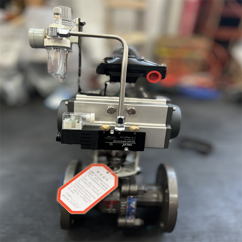 气动法兰球阀 Q641F