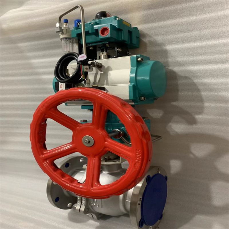 气动法兰球阀 Q641F