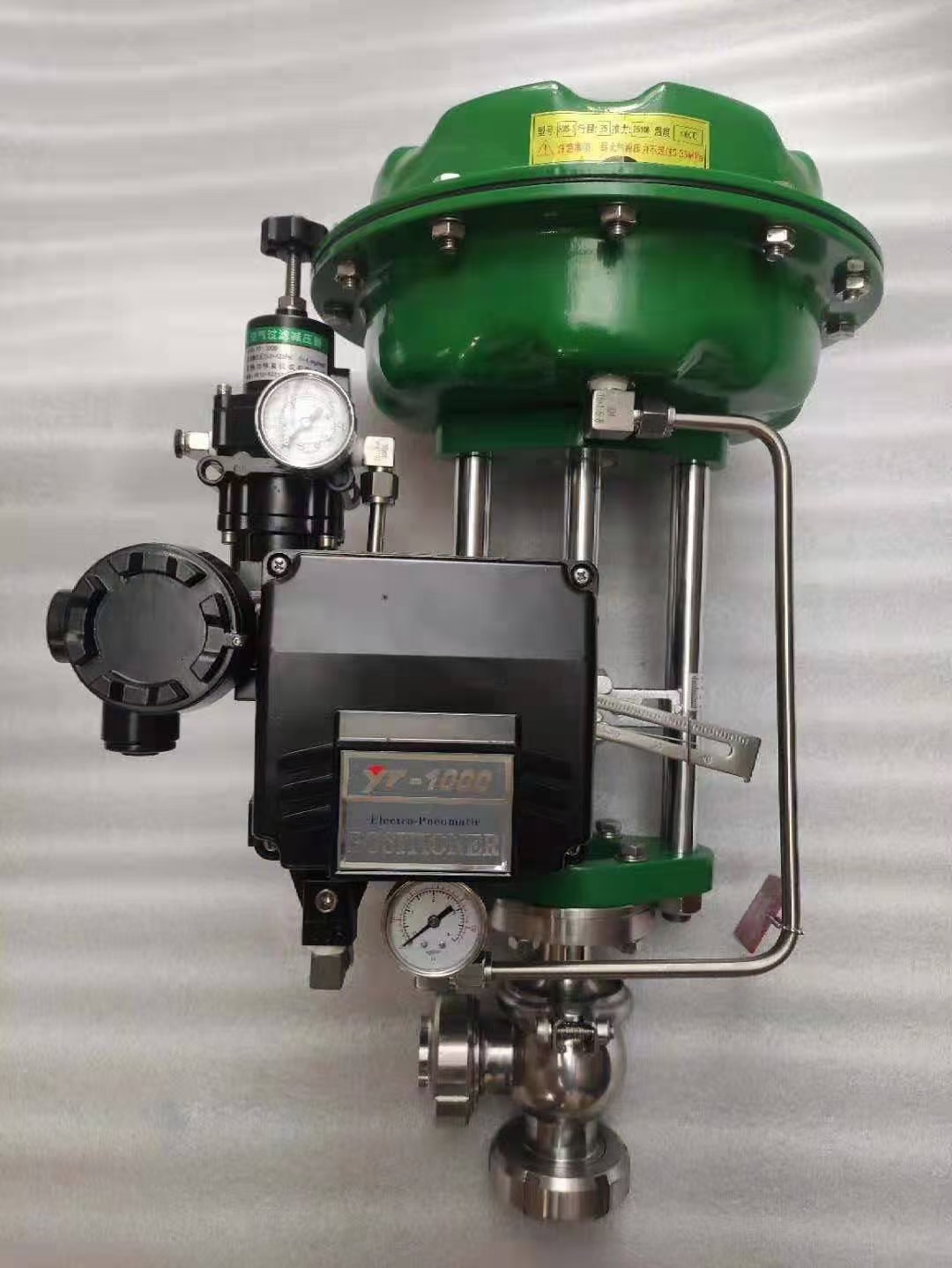 气动薄膜卫生级不锈钢调节阀