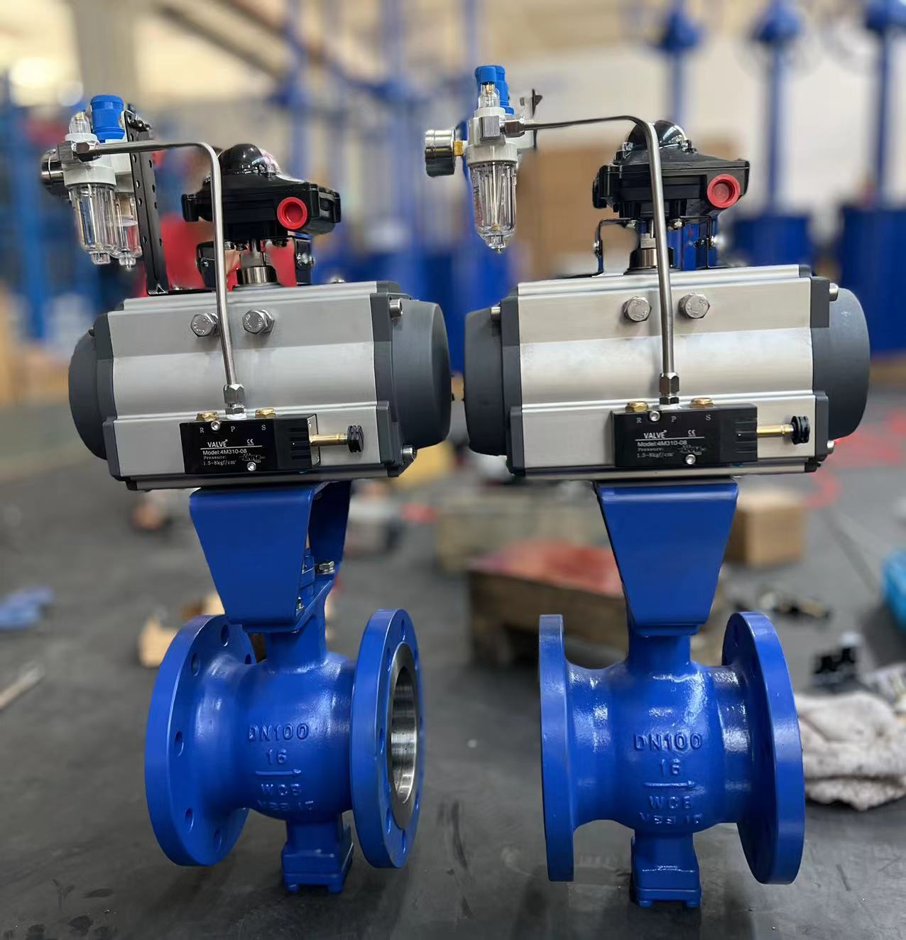 气动V型调节球阀