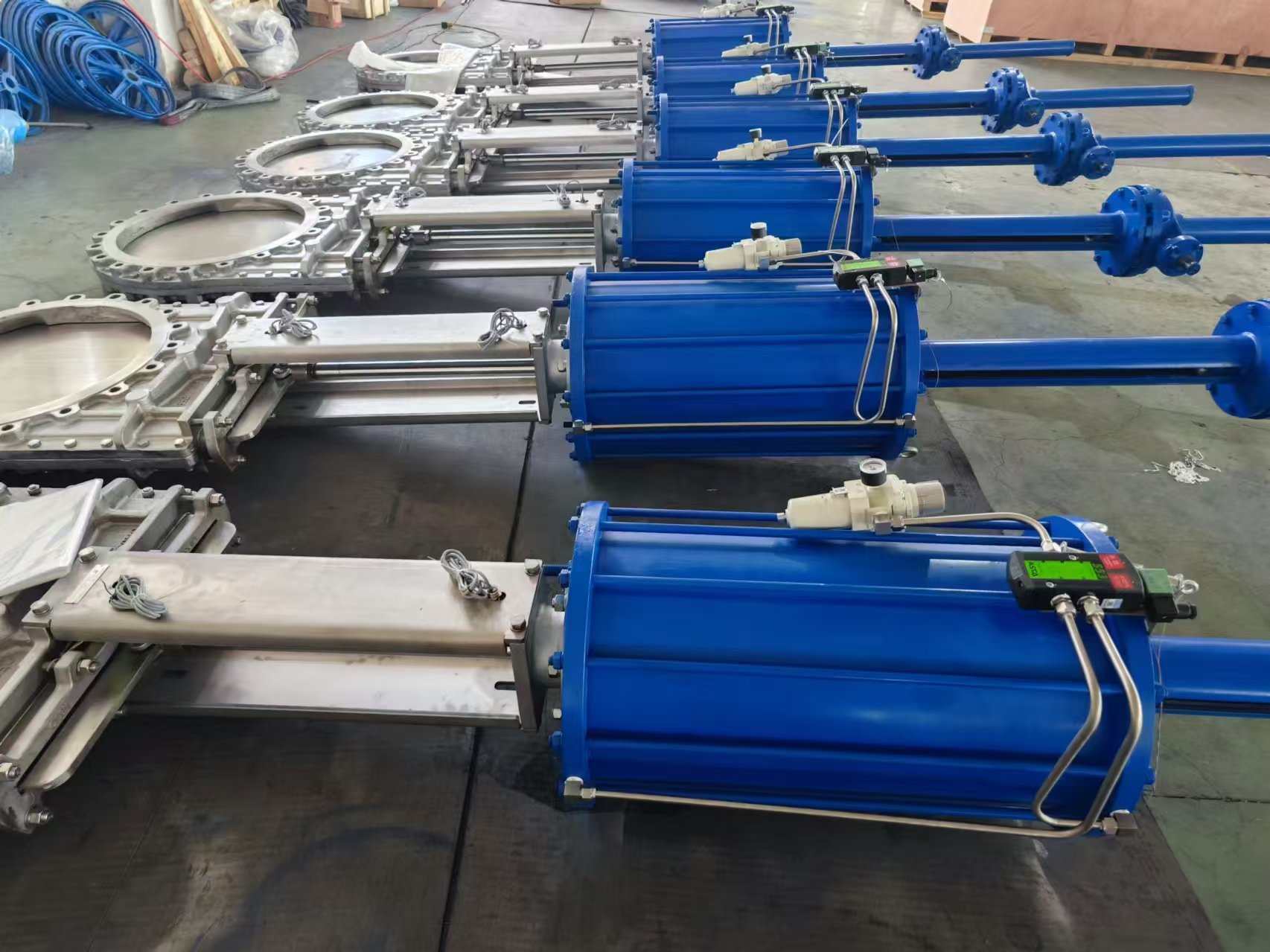 气动直行程刀闸阀