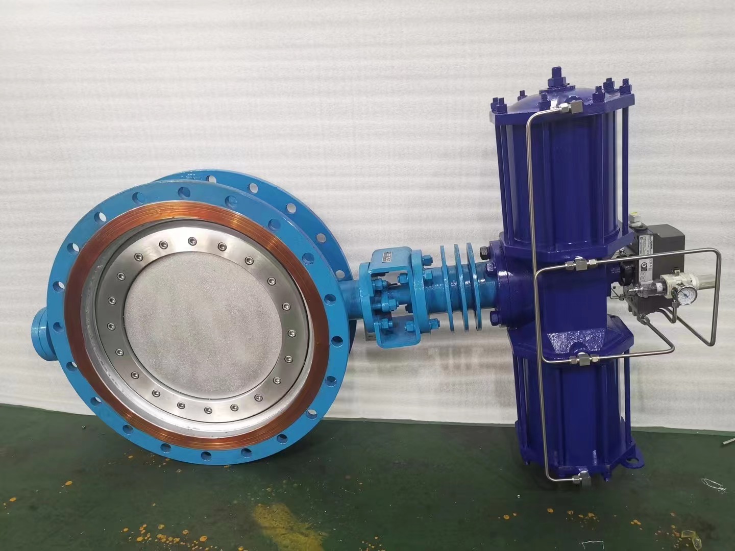 气动高温硬密封蝶阀