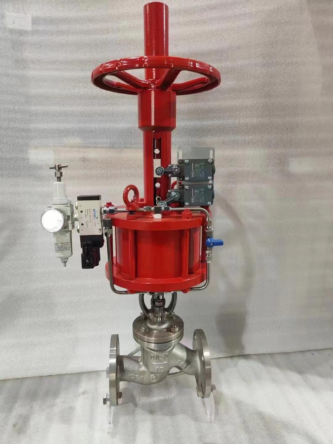 气动直行程截止阀