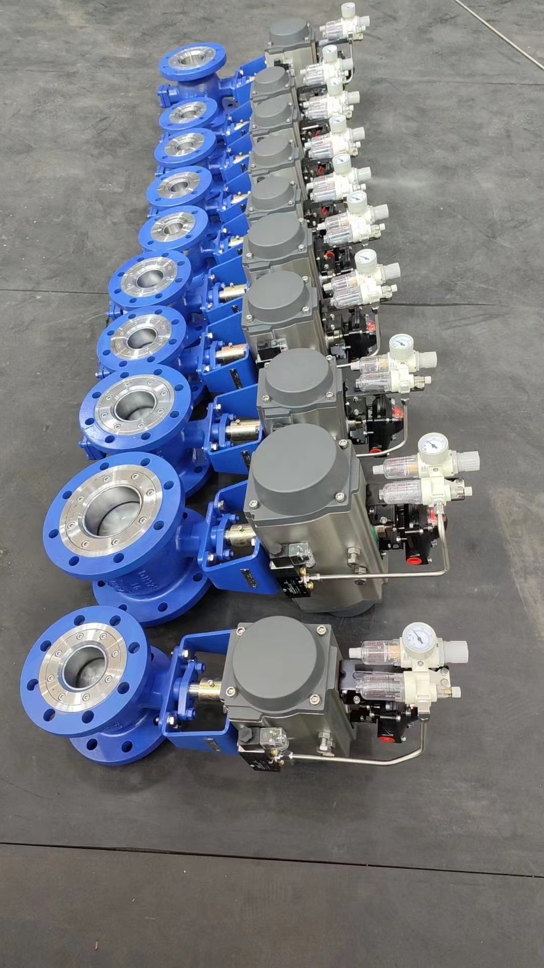 气动V型调节球阀