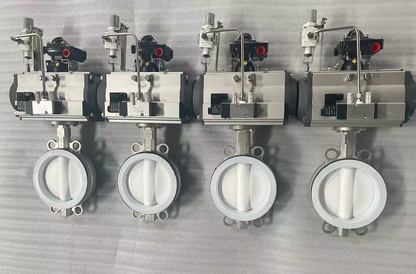 气动调节四氟蝶阀D671F-10P