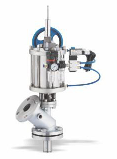 气动保温放料阀