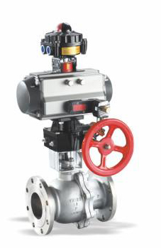 气动法兰式浮动球阀