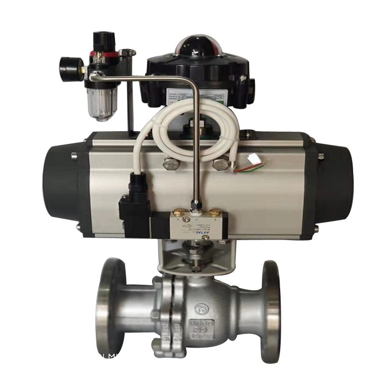 不锈钢防爆气动高温球阀 