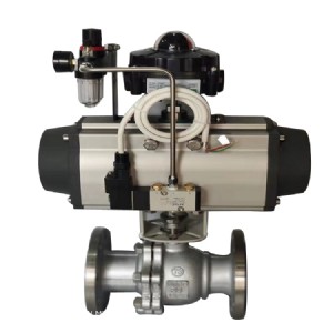 不锈钢防爆气动高温球阀 