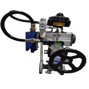 气动手自一体防爆开关球阀带接线盒