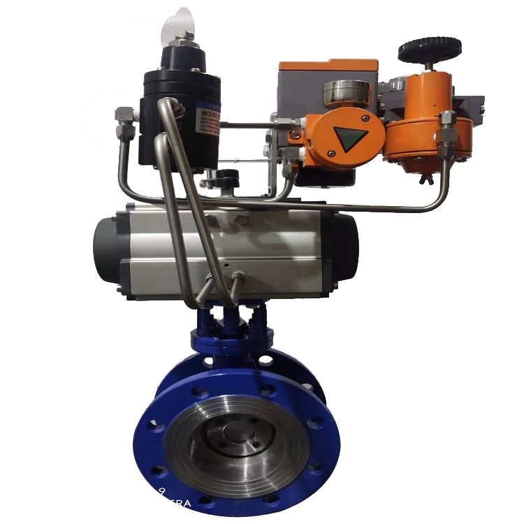 气动调节开关法兰蝶阀